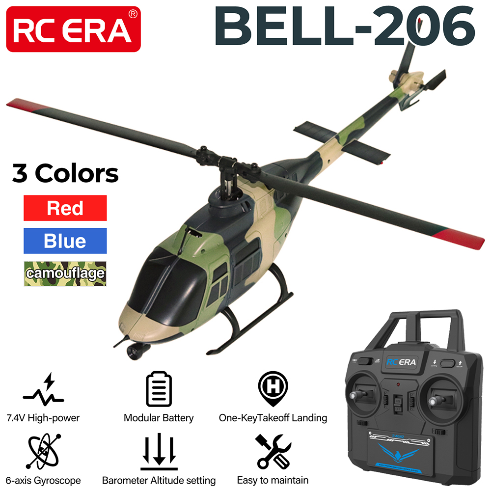 Rc Helicopter Large - RC ERA RC Helikopter 1:33 Bell-206