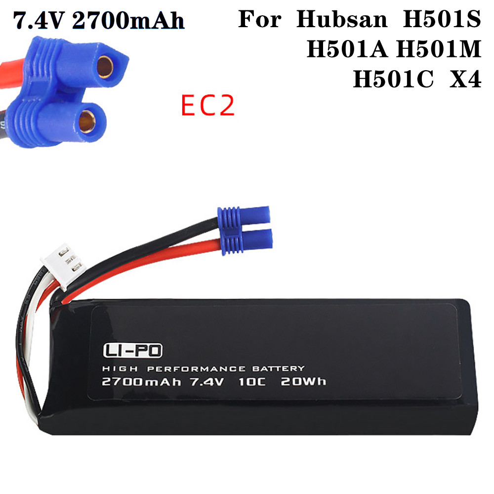 Rc Helicopter Parts - Baterai asli 7.4V 2700mAh 10C untuk